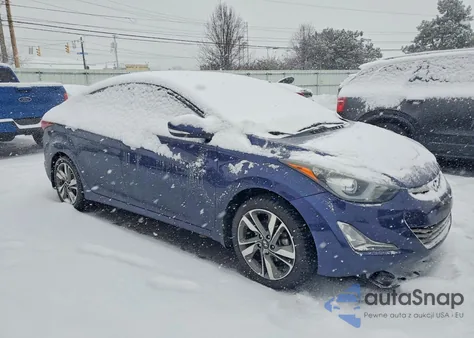 2014 Hyundai Elantra Se z USA, uszkodzony, nr VIN 5NPDH4AE1EH540155